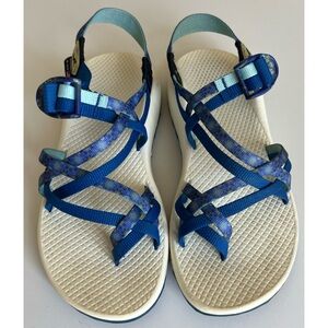 Chaco ZX/2 White Sole Dual Adjustable Straps Sandals 7